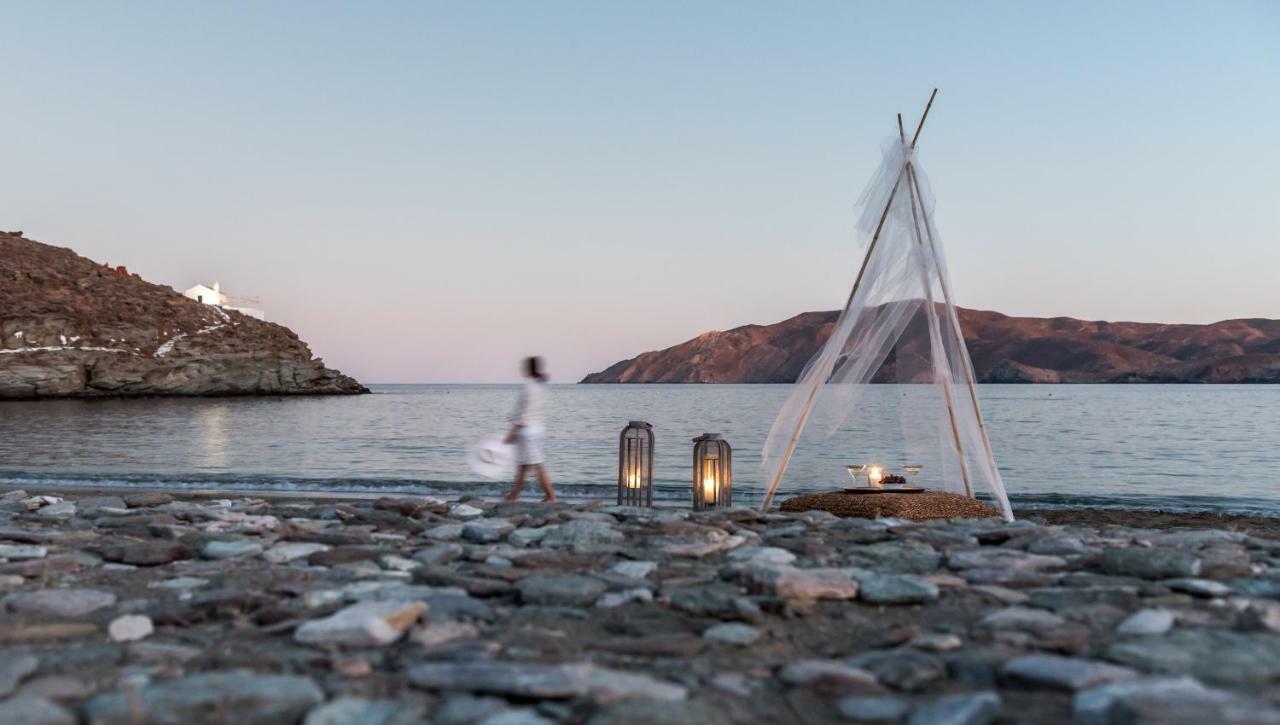 Eneos Kythnos Beach Villas-Elegant And Comfort Villas Bagian luar foto